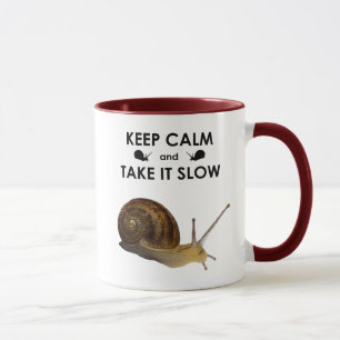 Mantenha a calma e tome-lhe a caneca lenta