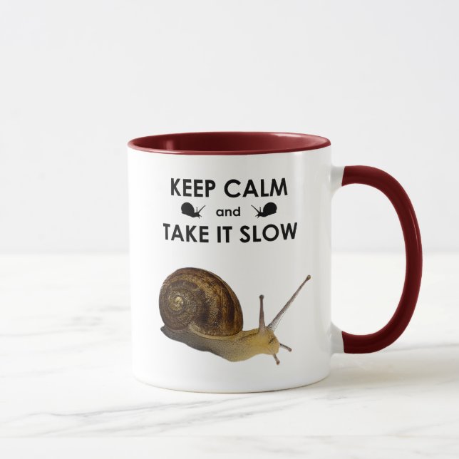 Mantenha a calma e tome-lhe a caneca lenta (Direita)