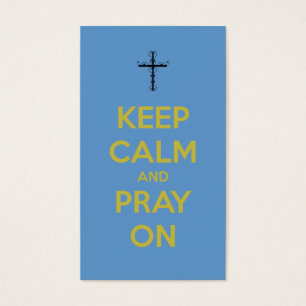 Mantenha a calma para pray no mini marcador das