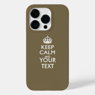 MANTENHA A CALMA Personalizado E Seu Texto