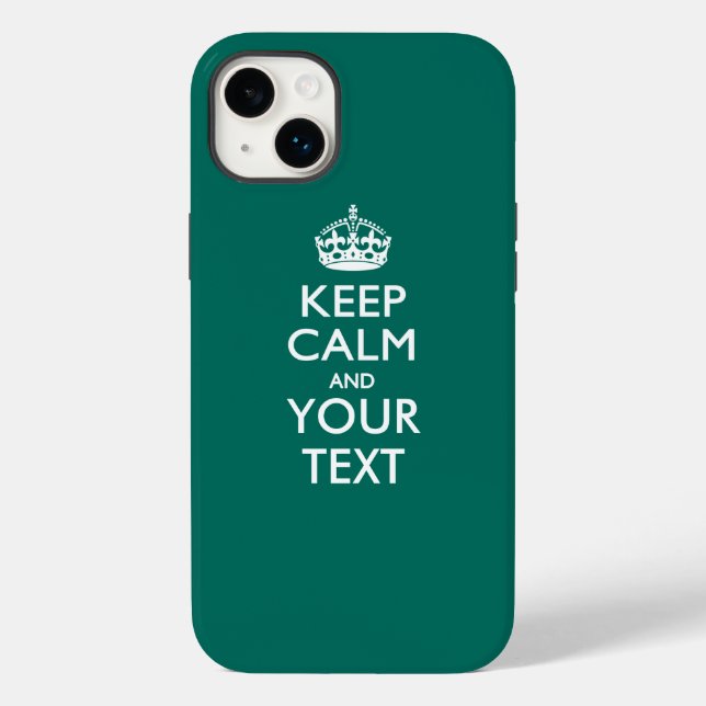 MANTENHA A CALMA PERSONALIZADO E Seu Texto (Verso)