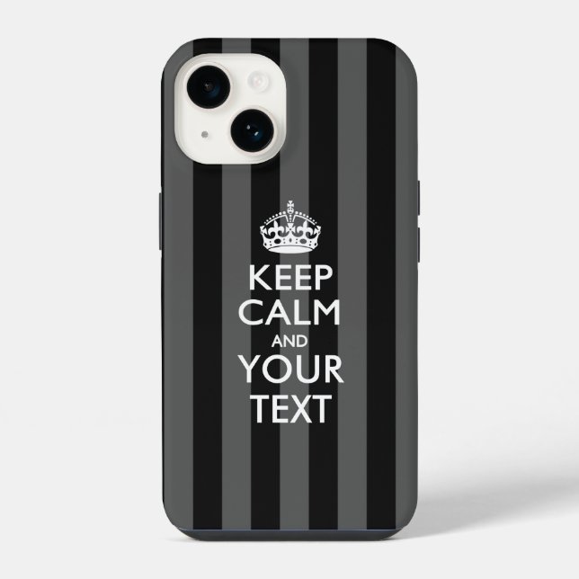 MANTENHA A CALMA PERSONALIZADO E Seu Texto (Verso)
