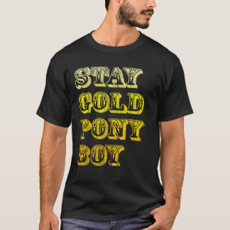 Mantenha a camisa Goldy Ponyboy