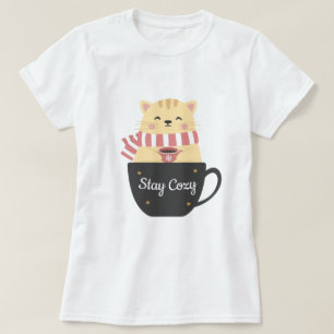 Mantenha a camiseta de gato confortável