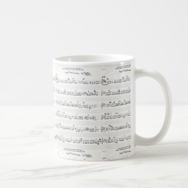 Mantenha a caneca de música da folha de promessas (Direita)