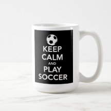 Mantenha a caneca do futebol da calma e do jogo