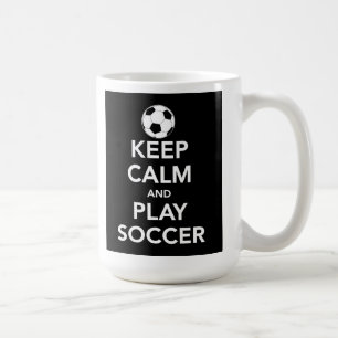 Mantenha a caneca do futebol da calma e do jogo