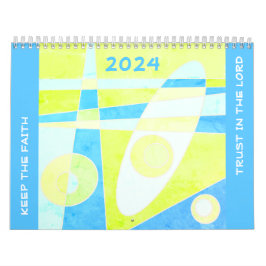 Mantenha A Fé - Confie No Calendário LORD (Azul)