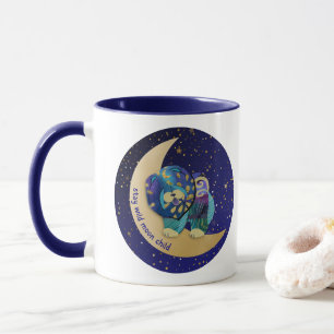 MANTENHA A LUA SELVAGEM FILHO Chow caneca de 11 oz