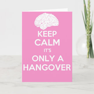 Mantenha calma e carregar no cartão de saudações