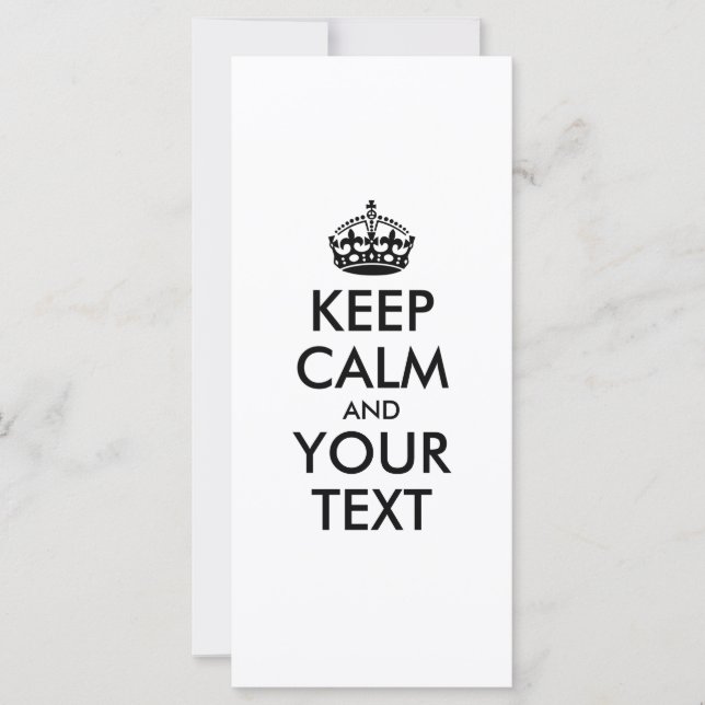 MANTENHA CALMA E SEU TEXTO (Frente)