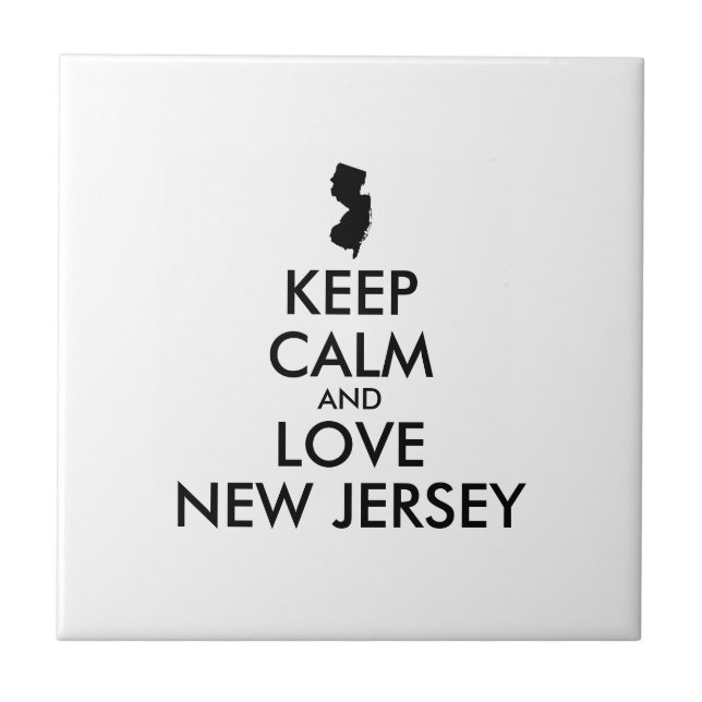 MANTENHA CALMO E AMES PERSONALIZÁVEIS NOVO JERSEY (Frente)