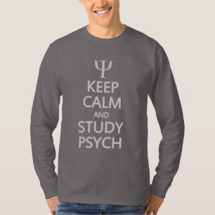 Mantenha camisa calma & do estudo de Psych - para