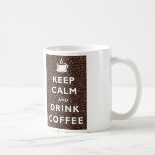 Mantenha caneca calma e da bebida de café