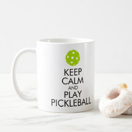 "MANTENHA caneca de café da CALMA E do JOGO
