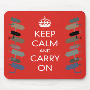 MANTENHA CCTV CALMO E DO CARREGAR EM MOUSEPAD