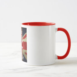 Mantenha Gibraltar calmo é caneca britânica