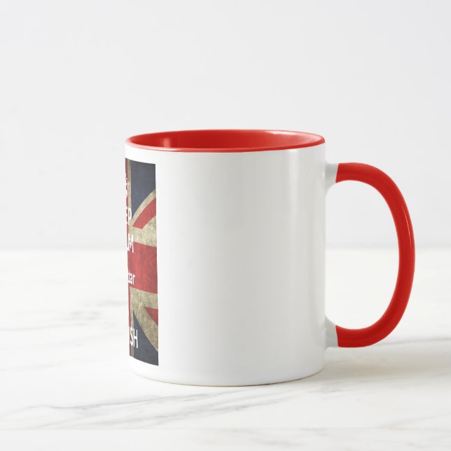 Mantenha Gibraltar calmo é caneca britânica (Direita)