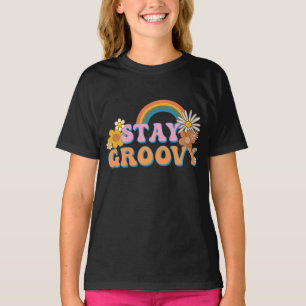 Mantenha Groovy Vibes Retro Camisas