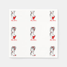 Mantenha guardanapos de papel Feliz