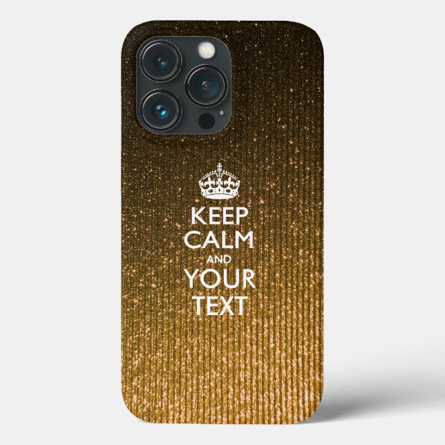 MANTENHA O CALM E O Texto Personalizados (Verso)