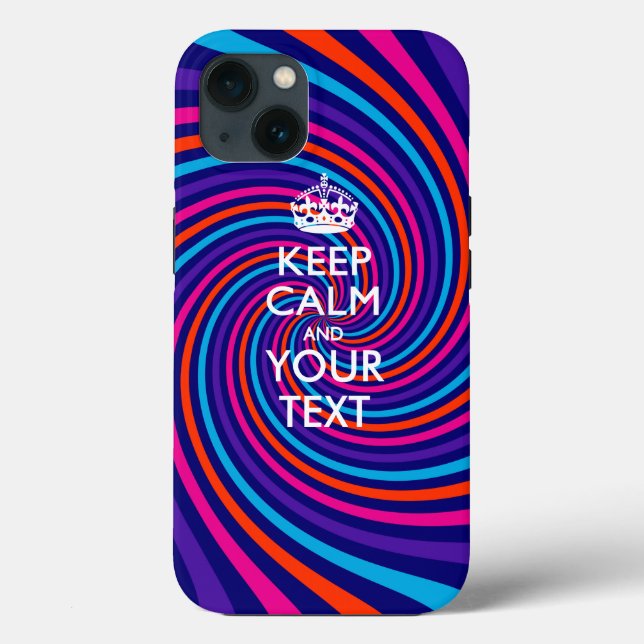 MANTENHA O CALM E O Texto Personalizados (Verso)