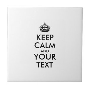 MANTENHA O CALM Personalizado e o TEXTO