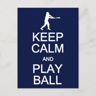 Mantenha o cartão postal Calm & Play Ball, person