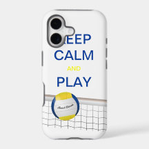 MANTENHA o caso do iPhone 5 do VOLEIBOL da CALMA E