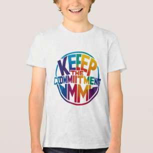Mantenha o compromisso" T-Shirt motivacional