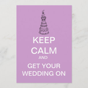 Mantenha o convite de festas nupcial feito sob