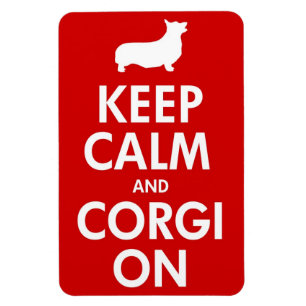 Mantenha o Corgi calmo no grande ímã do carro