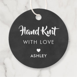 Mantenha o Knit com Amor, Etiqueta de Presente Fei