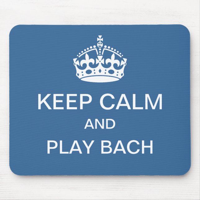 Mantenha o mousepad calmo de Bach do jogo (Frente)