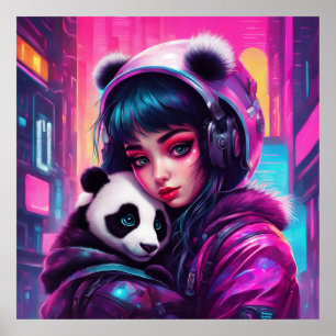 Mantenha o Panda ou o design seu próprio poster