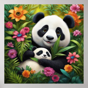 Mantenha o Panda ou o design seu próprio poster