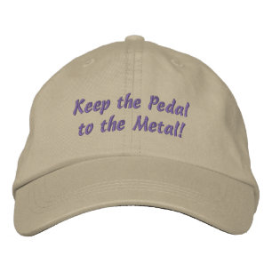 MANTENHA O PEDAL NO Boné METAL (Khaki)