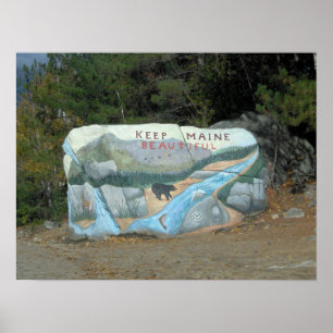 Mantenha o poster bonito de Maine