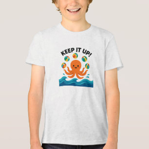 Mantenha o Ritmo Design de Polvo Fofo Fazendo Mala