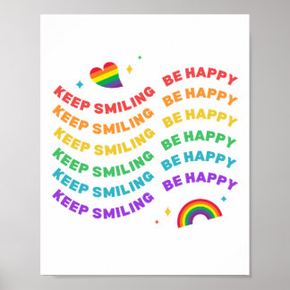 MANTENHA O SORRIMENTO FELIZ HOJE, POSTER
