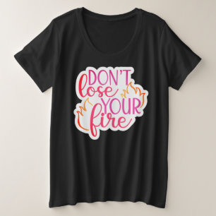 Mantenha ou crie o seu - Camiseta Básica Plus Size