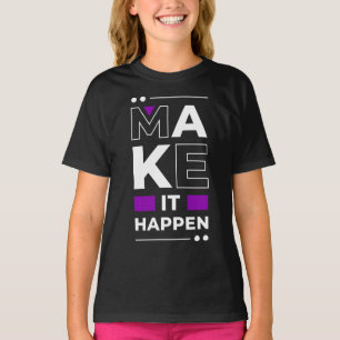 Mantenha ou design o seu - Camisa Básica para Meni