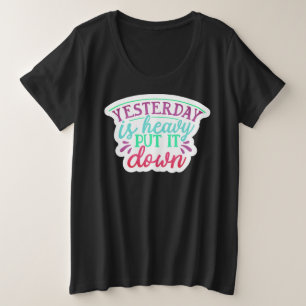 Mantenha ou design seu - Camisa T básica de tamanh