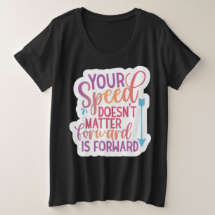 Mantenha ou design seu - Camisa T básica de tamanh
