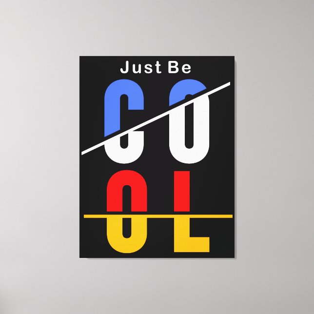 Mantenha ou design seu — Canvas (Brilho) (Frente)