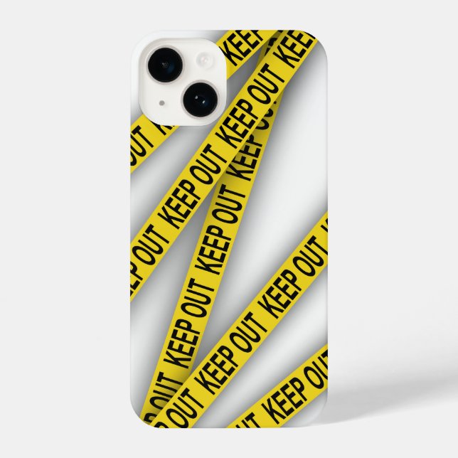 Mantenha-se afastado não atravesse a fita da políc (Verso)