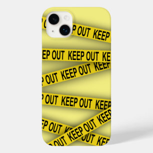 Mantenha-se afastado não atravesse a fita da políc