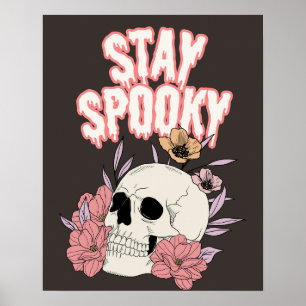 Mantenha-se assustado Poster de Decoração de Pared