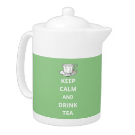 Mantenha-Se Calmo E Beba Teacup Do Tea Vintage
