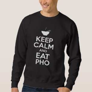 Mantenha-se calmo e coma camisa de macarrão Opas v